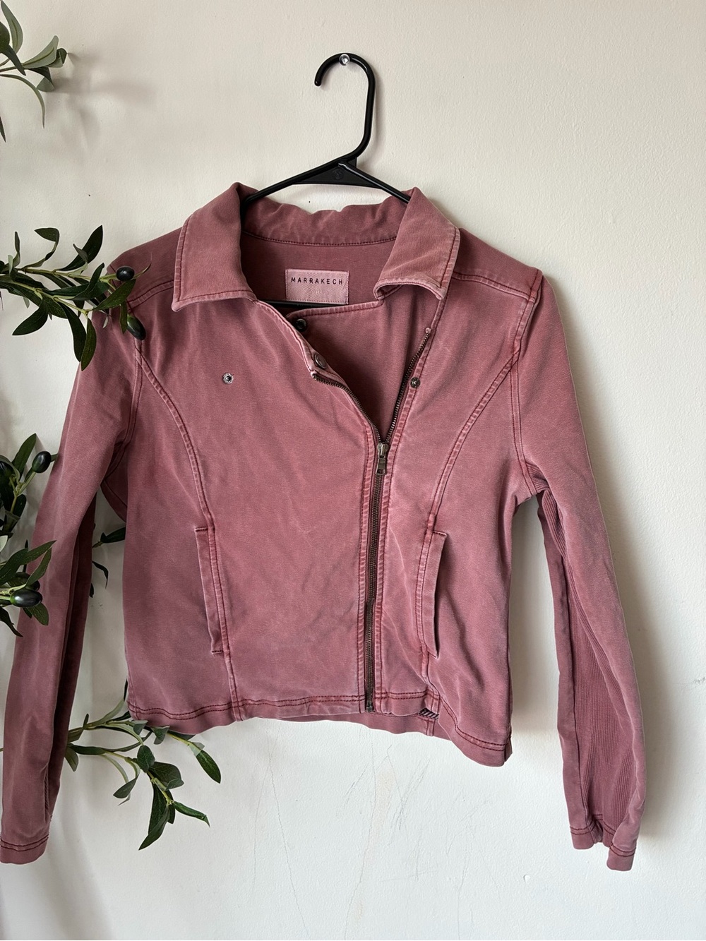 Marrakech Rose Utility Moto Jacket